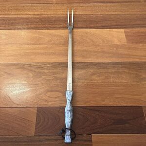 Cutco 1706 JI Long Barbeque Grill Fork Classic marbled grey  Handle